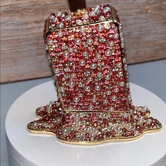 RARE BaubleBar Catchall Trinket Box PINK Popsicle Viral College Keep It Chill